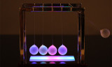 LED Newtons Cradle Balance Balls