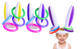 Easter Inflatable Rabbit Ears Hat with Rings