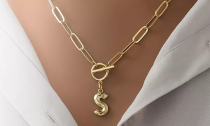 Women's Initial A-Z Letter Necklace
