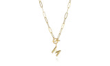 Women's Initial A-Z Letter Necklace