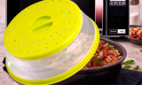 Collapsible Microwave Cover for Food