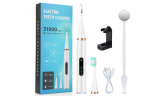 Electric Sonic Dental Scaler  With Toothbrush Head Kits