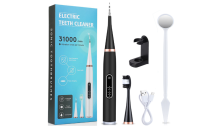 Electric Sonic Dental Scaler  With Toothbrush Head Kits