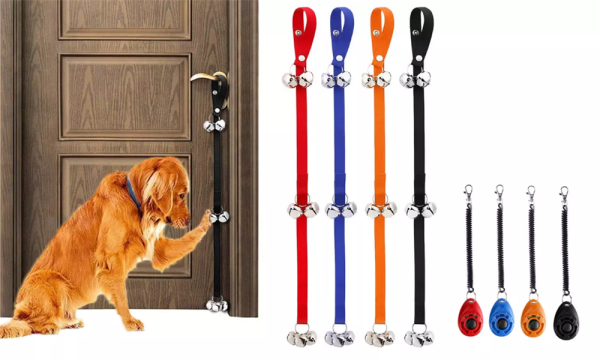 Dog Bells Strap Training Doorbells Puppy Bells Clicker 