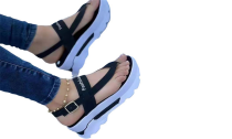 Women Flip Flops Wedges Shoes