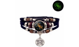 Luminous 12 Constellation Vintage Bracelet