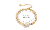 Pearl Necklace And Bracelet Set