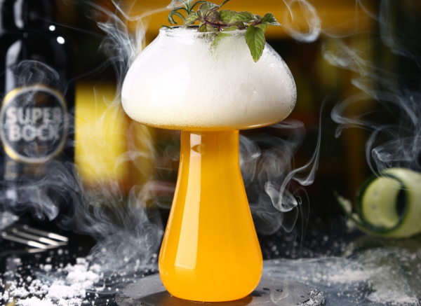 Creative Mushroom Shaped Cocktail Glass