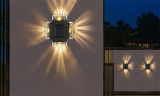 2 or 4 Pcs Solar Step Lamp LED Fence Wall Lights