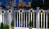 2 or 4 Pcs Solar Step Lamp LED Fence Wall Lights