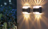 2 Or 4pcs Solar Up And Down Wall lights
