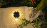 2 or 4 Pcs Solar Step Lamp LED Fence Wall Lights