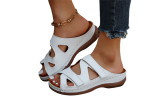 women's Velcro Wide Fit Sandal Slippers