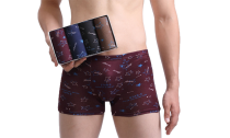 4PCs Men'S Breathable Shorts Underwear Boxer