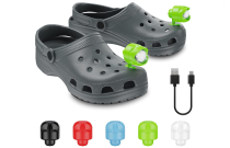 2Pcs Croc Headlights Shoe Accessories