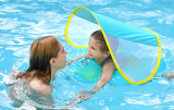  Inflatable Swimming Baby Infant Pool Float with Sun Canopy