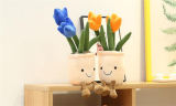 Lifelike Tulip Succulent Plants Plush Stuffed Toys