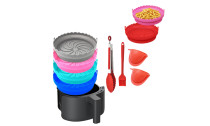 5Pcs Foldable Silicone Air Fryer Liners Set