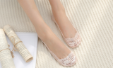5Pairs Women's Breathable Lace Invisible Socks