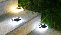 4Pcs Solar LED Light Bear Paw Lamp Garden Decoration