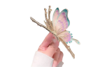 One or Two Butterfly Hair Claw Clips