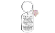 To My Daughter Gift Keychain from Mom Dad