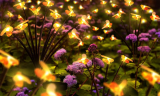 Solar Landscape Honey Bee Butterfly Path Lights