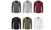 Men's Causal Long Sleeve Button Shirts