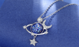  Moon Star Cosmic Planet Necklace