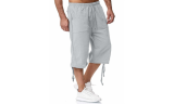 Men's Elastic Waist Casual Cotton Linen Pants