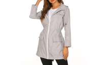 Women Lightweight  Active Outdoor Hooded Raincoat