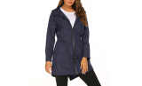 Women Lightweight  Active Outdoor Hooded Raincoat