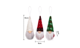 3PCs Christmas Gnome Plush Doll Ornaments Decorations