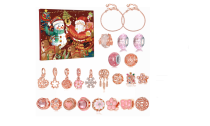 Christmas Countdown Calendar Rose Gold Jewelry Kit