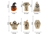 Halloween Pumpkin Man Ghost Desktop Ornaments Decorations 