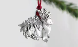 Christmas  Hanging Metal Ornament Tree Decorations