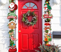 Christmas Door Signs Hanging Decorations