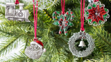 Christmas Metal Tree Ornaments