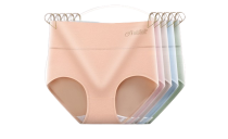 5pcs Women's Breathable High Waist Stretchy Panties