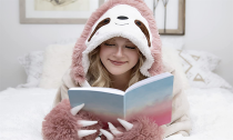 Soft Warm Cozy Plush Wearable Hooded Blanket