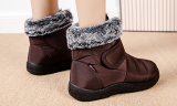 Womens Winter Non Slip Fur Lined Warm Snow Boots