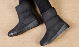 Womens Warm Zip Non-Slip Lined Snow Boots