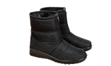 Womens Warm Zip Non-Slip Lined Snow Boots