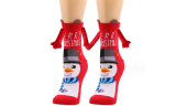 3Pairs Christmas Novelty Hand In Hand Cute Socks