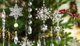 10 Pieces of Transparent Christmas Decorations