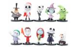 10Pcs/Set Nightmare Before Christmas Figures Decoration