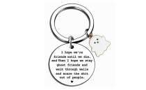 2Pcs Funny Keychain Friendship Gifts 