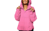 Womens Lightweight Hoodies Puffer Cotton Jacket Coat
