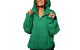 Womens Lightweight Hoodies Puffer Cotton Jacket Coat