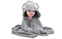 Soft & Cozy Cartoon Animal Baby Bath Towel